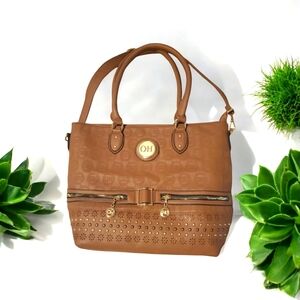 OH Brown Large Tote (NWOT)